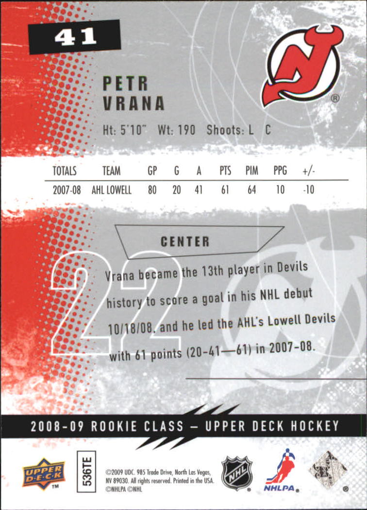 2008-09 Upper Deck Rookie Class Hockey Card Pick - Picture 61 of 77