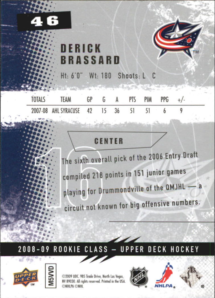 2008-09 Upper Deck Rookie Class Hockey Card Pick - Picture 69 of 77