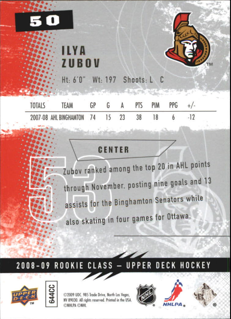 2008-09 Upper Deck Rookie Class Hockey Card Pick - Picture 77 of 77