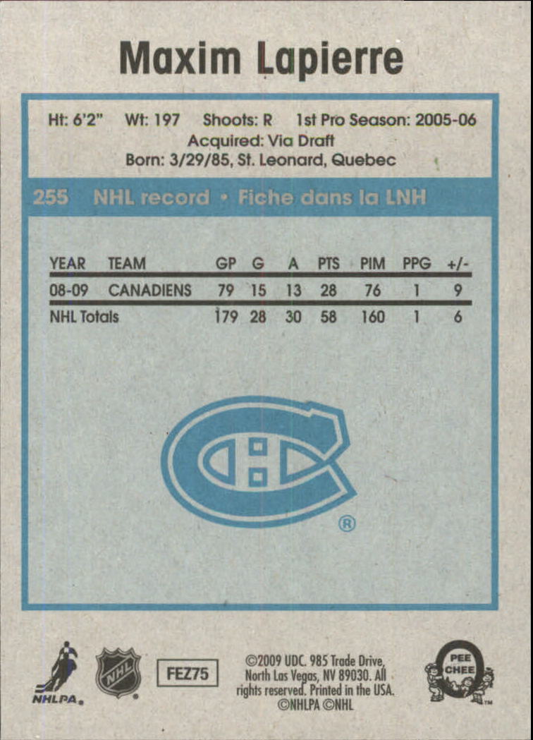 A4087-2009-10 O-Pee-Chee Hockey Einsatz Karten G2 - Sie wählen - 15+ KOSTENLOSER US-VERSAND - Bild 263 von 399