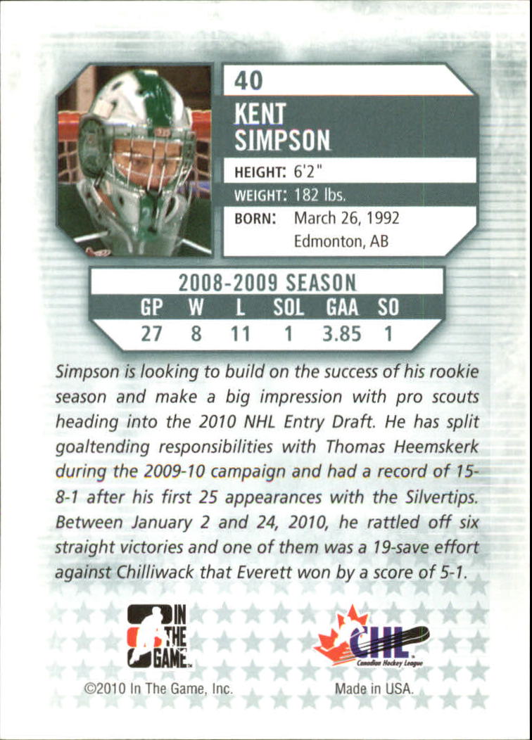 A2953 2009-10 Between The Pipes Hk Card #s 1-150 - You Pick 10+ FREE SHIP A2953 2009-10 Between The Pipes Hk Card #s 1-150 - You Pick 10+ FREE SHIP