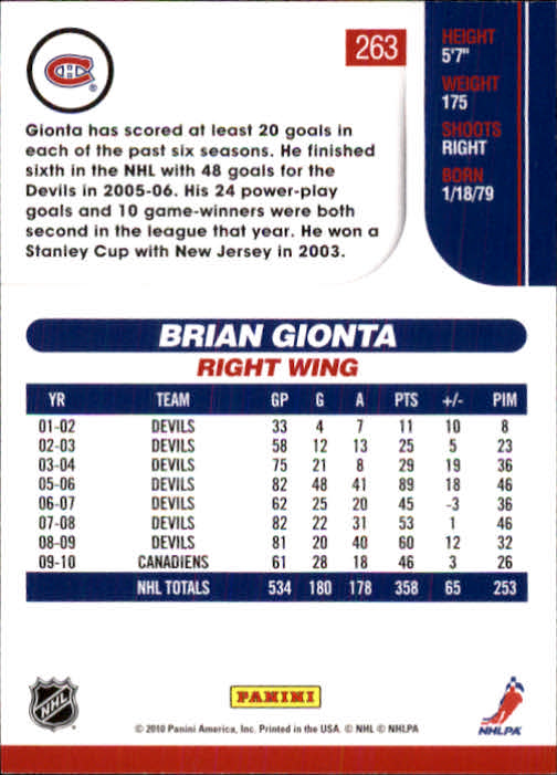 2010-11 Score Hockey Card Pick 252-499 - Picture 25 of 493