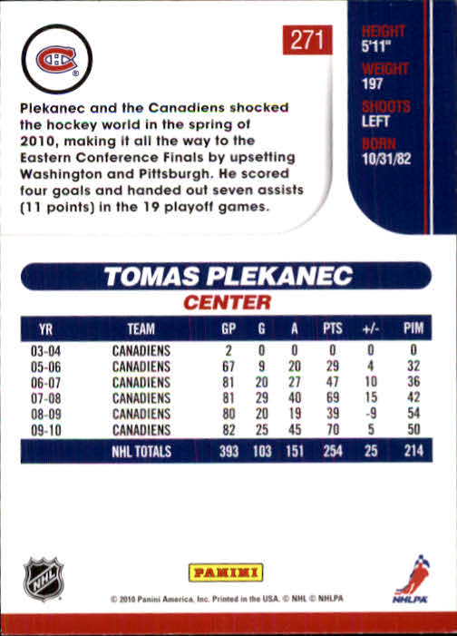 2010-11 Score Hockey Card Pick 252-499 - Picture 39 of 493