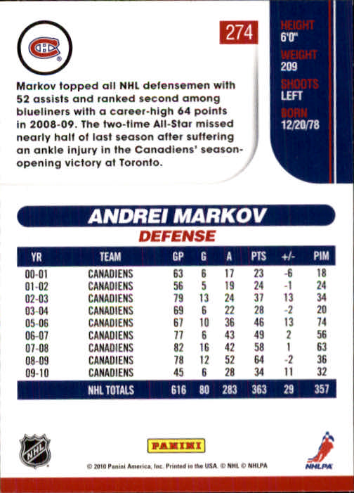2010-11 Score Hockey Card Pick 252-499 - Picture 45 of 493