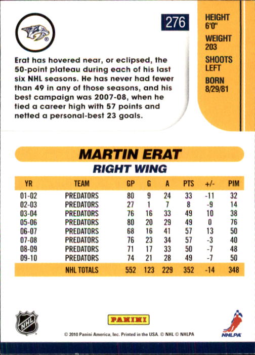2010-11 Score Hockey Card Pick 252-499 - Picture 49 of 493