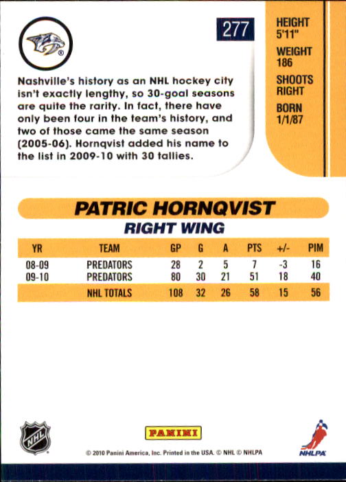 2010-11 Score Hockey Card Pick 252-499 - Picture 51 of 493