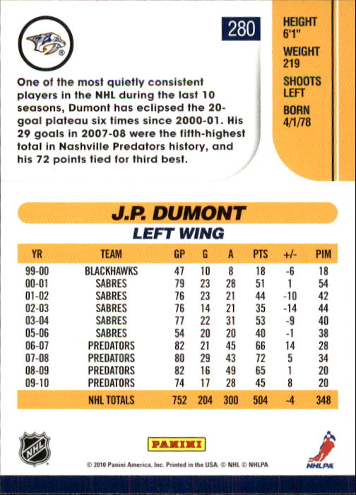 2010-11 Score Hockey Card Pick 252-499 - Picture 57 of 493
