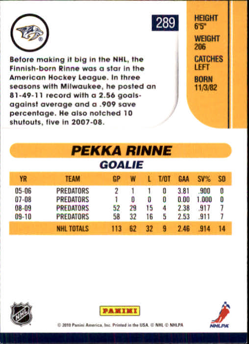 2010-11 Score Hockey Card Pick 252-499 - Picture 75 of 493