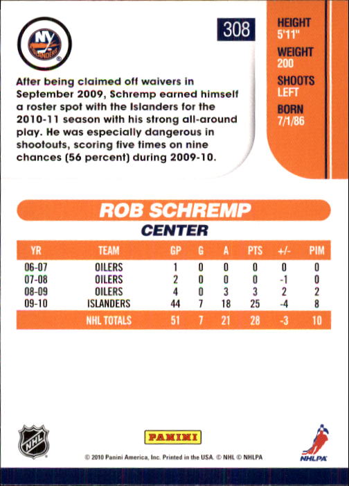 2010-11 Score Hockey Card Pick 252-499 - Picture 113 of 493