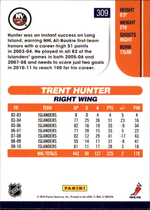 2010-11 Score Hockey Card Pick 252-499 - Picture 115 of 493