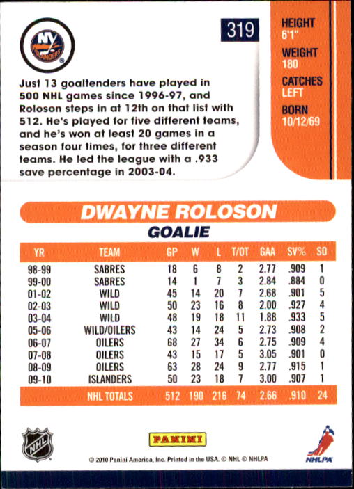 2010-11 Score Hockey Card Pick 252-499 - Picture 135 of 493