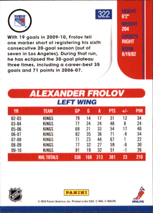 2010-11 Score Hockey Card Pick 252-499 - Picture 141 of 493
