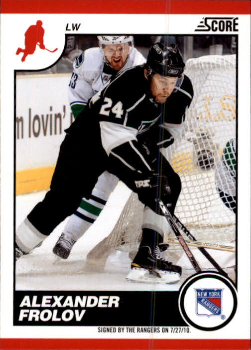 2010-11 Score Hockey Card Pick 252-499 - Picture 140 of 493