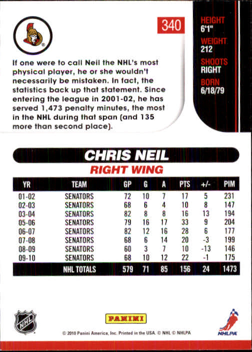 2010-11 Score Hockey Card Pick 252-499 - Picture 177 of 493