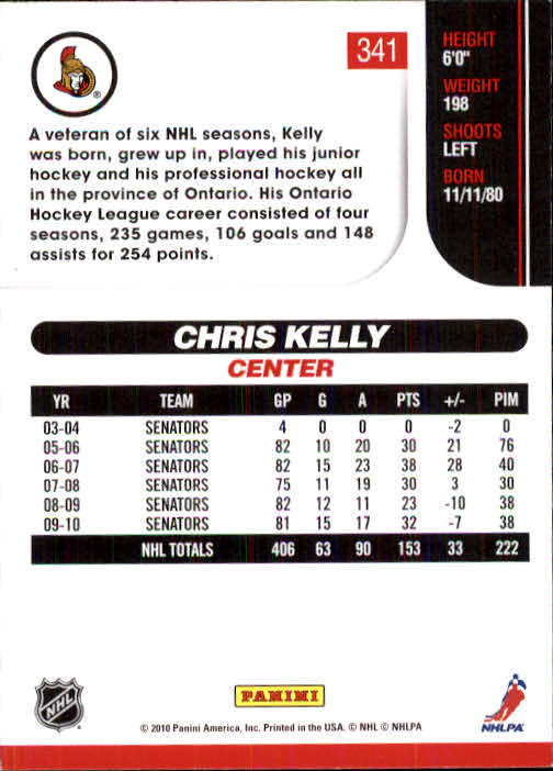 2010-11 Score Hockey Card Pick 252-499 - Picture 179 of 493