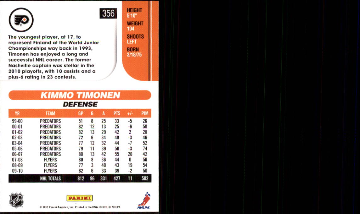 2010-11 Score Hockey Card Pick 252-499 - Picture 209 of 493