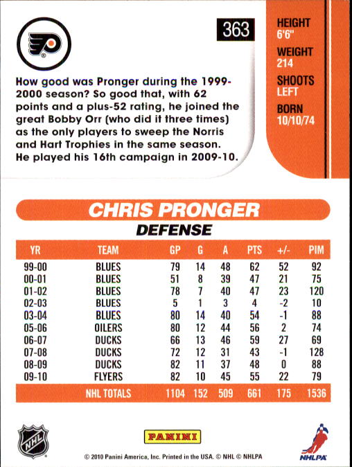 2010-11 Score Hockey Card Pick 252-499 - Picture 223 of 493