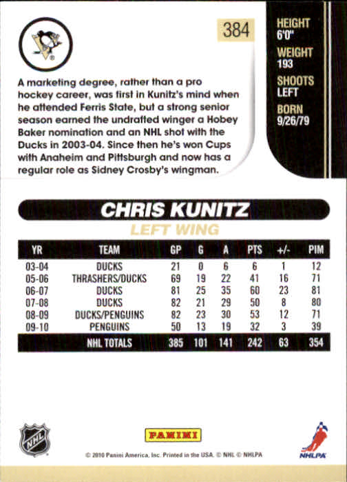 2010-11 Score Hockey Card Pick 252-499 - Picture 263 of 493