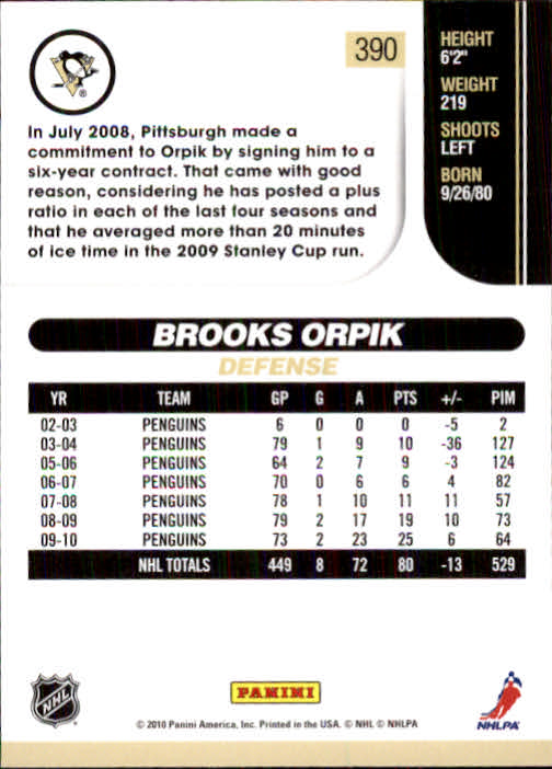 2010-11 Score Hockey Card Pick 252-499 - Picture 275 of 493