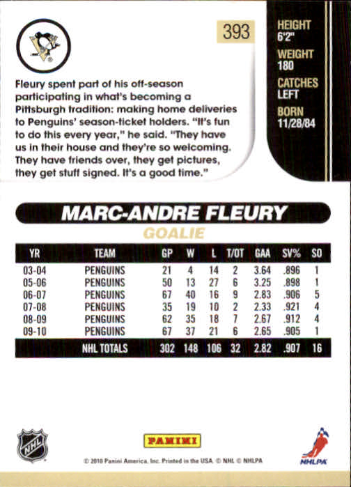 2010-11 Score Hockey Card Pick 252-499 - Picture 281 of 493