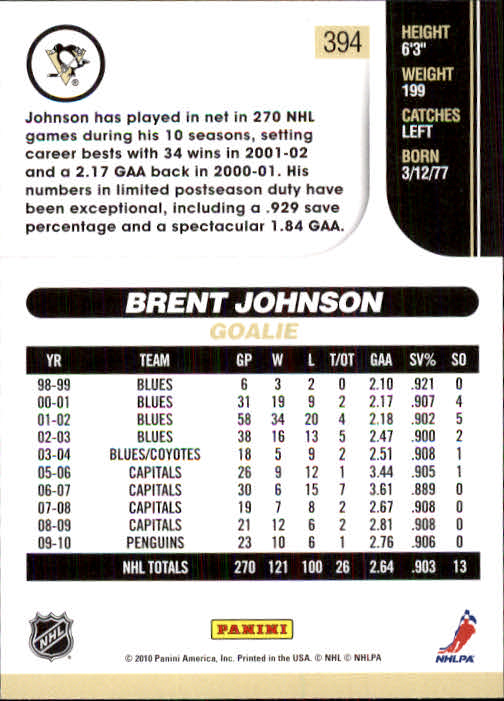 2010-11 Score Hockey Card Pick 252-499 - Picture 283 of 493