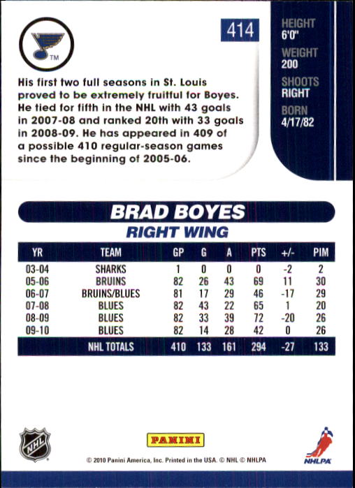 2010-11 Score Hockey Card Pick 252-499 - Picture 323 of 493