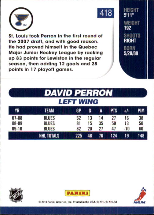 2010-11 Score Hockey Card Pick 252-499 - Picture 331 of 493