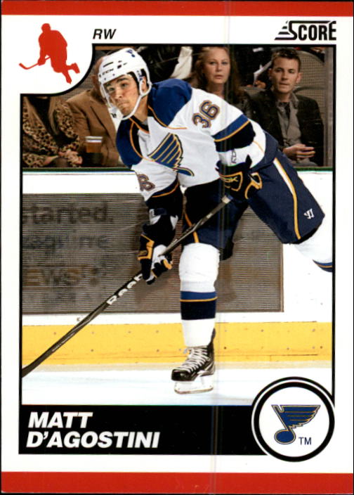 2010-11 Score Hockey Card Pick 252-499 - Picture 332 of 493