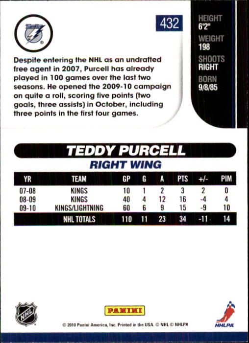 2010-11 Score Hockey Card Pick 252-499 - Picture 359 of 493
