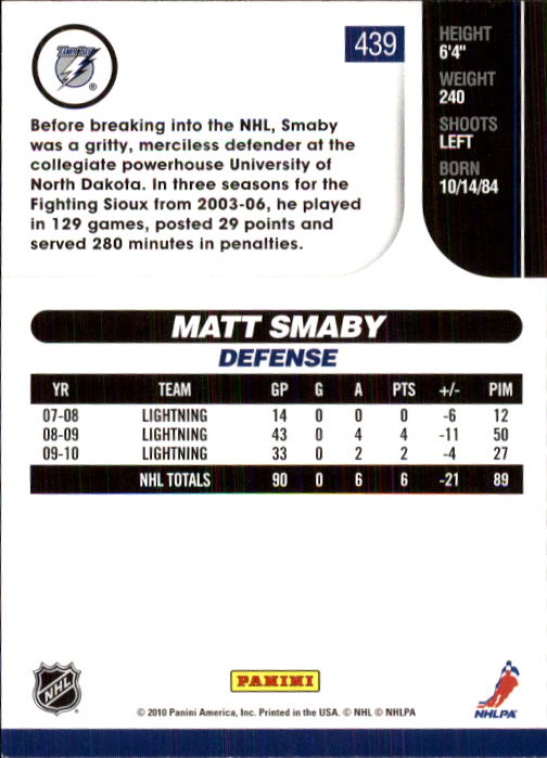 2010-11 Score Hockey Card Pick 252-499 - Picture 373 of 493