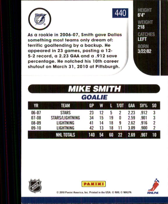 2010-11 Score Hockey Card Pick 252-499 - Picture 375 of 493