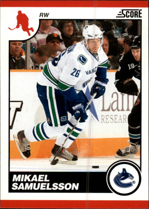 2010-11 Score Hockey Card Pick 252-499 - Picture 416 of 493