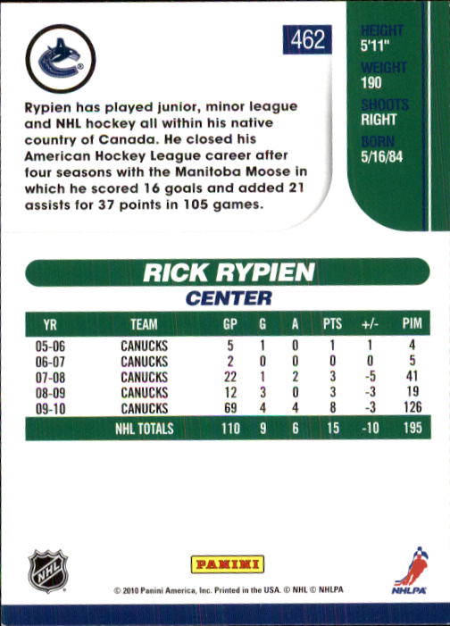 2010-11 Score Hockey Card Pick 252-499 - Picture 419 of 493