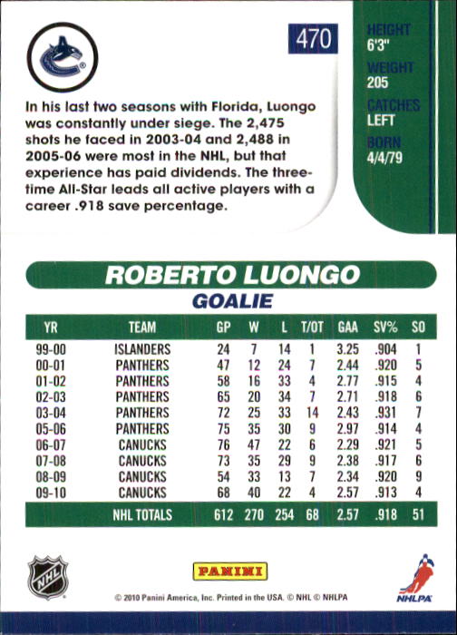 2010-11 Score Hockey Card Pick 252-499 - Picture 435 of 493