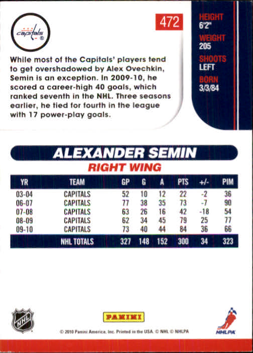 2010-11 Score Hockey Card Pick 252-499 - Picture 439 of 493