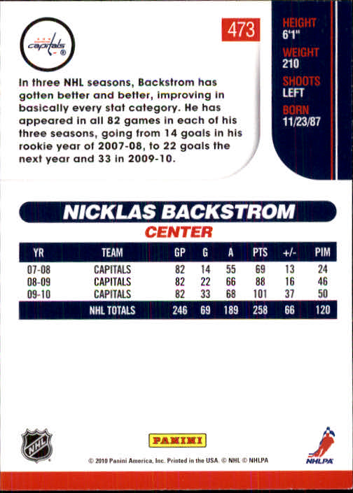 2010-11 Score Hockey Card Pick 252-499 - Picture 441 of 493
