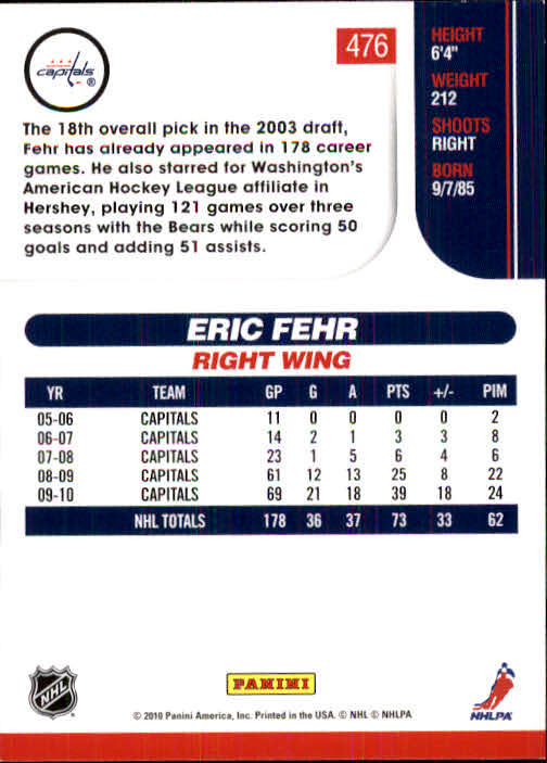 2010-11 Score Hockey Card Pick 252-499 - Picture 447 of 493