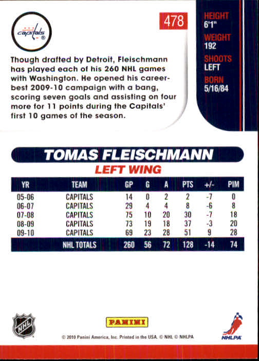 2010-11 Score Hockey Card Pick 252-499 - Picture 451 of 493