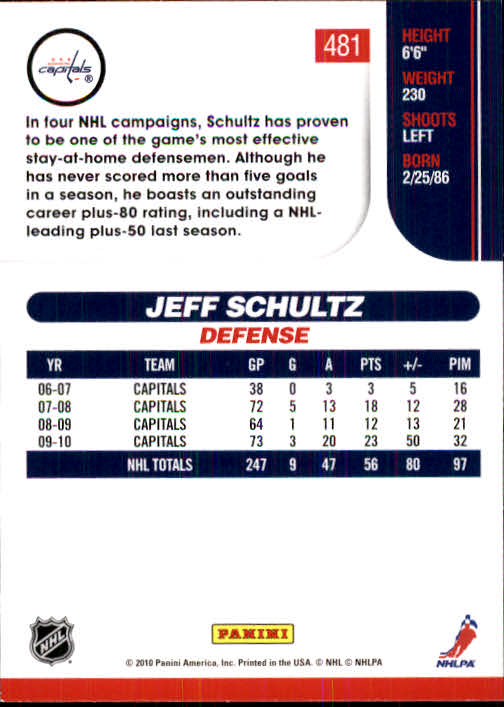 2010-11 Score Hockey Card Pick 252-499 - Picture 457 of 493