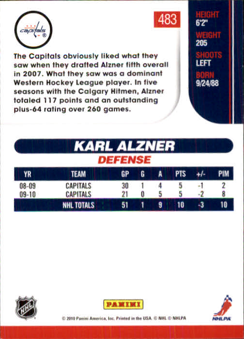 2010-11 Score Hockey Card Pick 252-499 - Picture 461 of 493