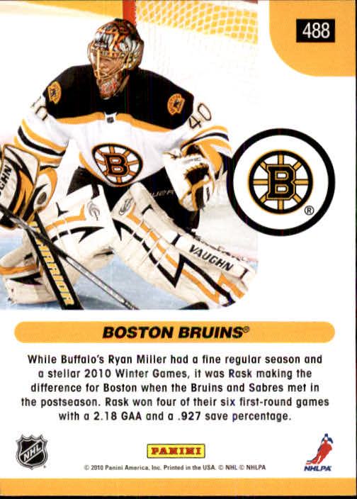 2010-11 Score Hockey Card Pick 252-499 - Picture 471 of 493
