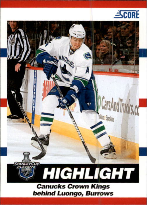 2010-11 Score Hockey Card Pick 252-499 - Picture 478 of 493