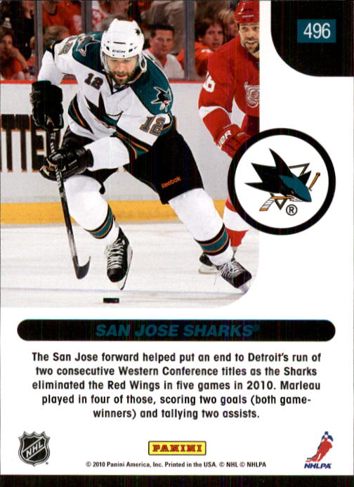 2010-11 Score Hockey Card Pick 252-499 - Picture 487 of 493