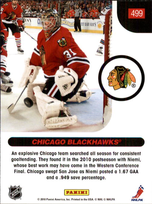 2010-11 Score Hockey Card Pick 252-499 - Picture 493 of 493