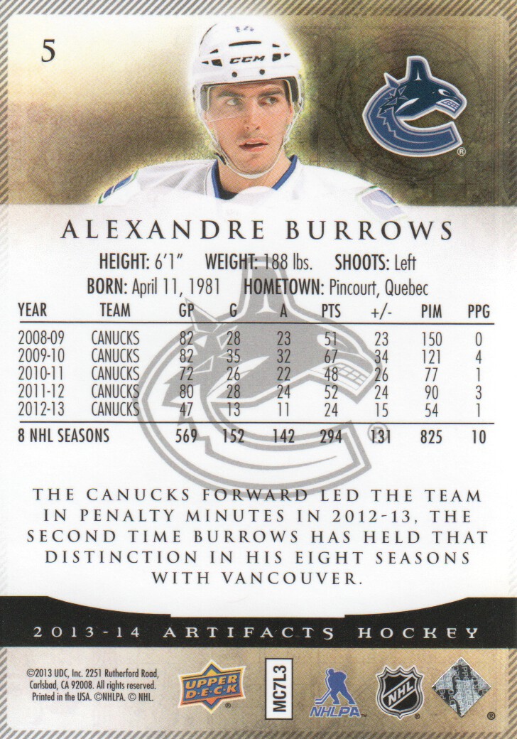 A3798- 2013-14 Artifacts Hockey Card #s 1-100 -You Pick- 15+ FREE US SHIP