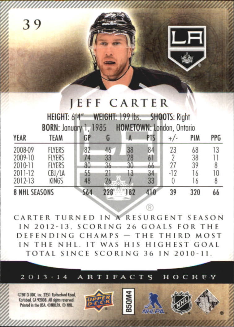 A3798- 2013-14 Artifacts Hockey Card #s 1-100 -You Pick- 15+ FREE US SHIP