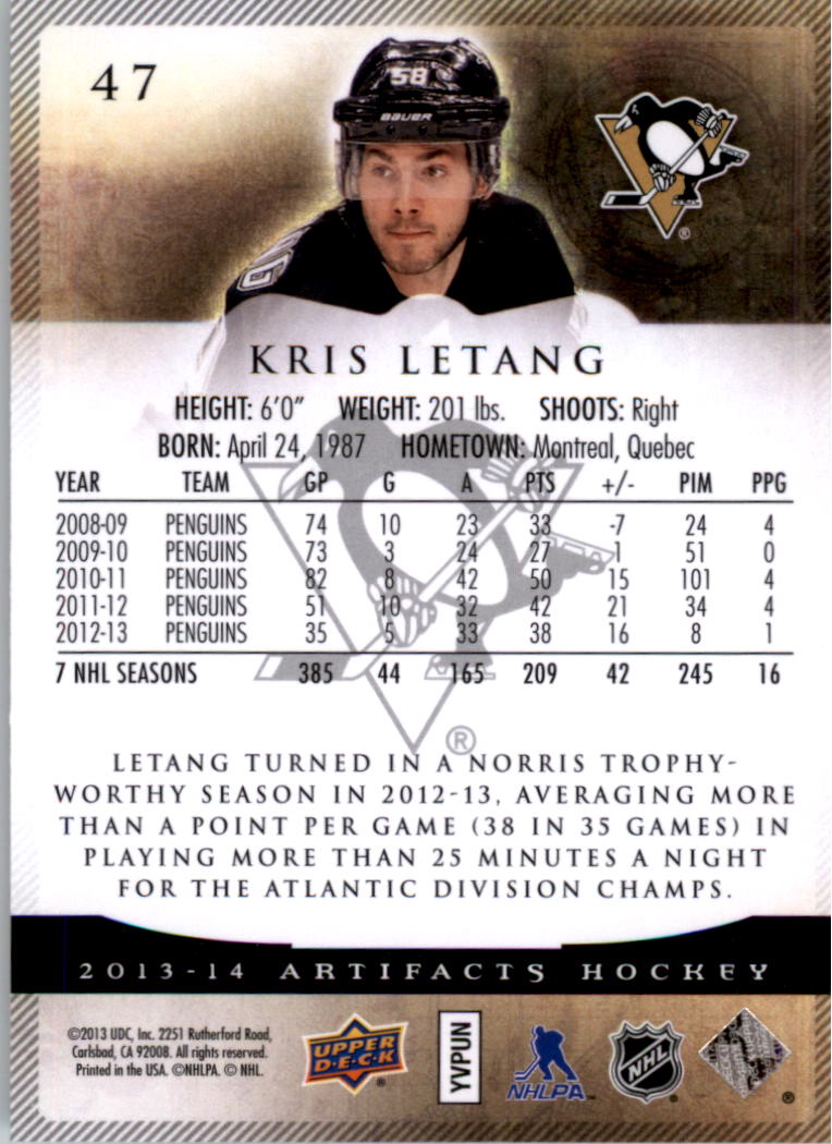 A3798- 2013-14 Artifacts Hockey Card #s 1-100 -You Pick- 15+ FREE US SHIP