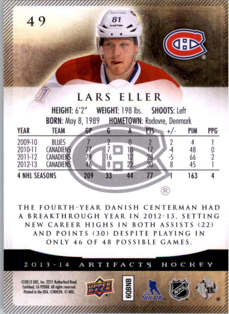 A3798- 2013-14 Artifacts Hockey Card #s 1-100 -You Pick- 15+ FREE US SHIP