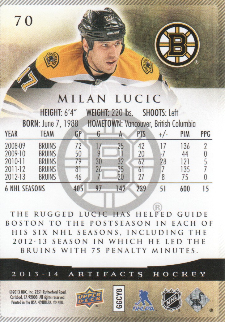 A3798- 2013-14 Artifacts Hockey Card #s 1-100 -You Pick- 15+ FREE US SHIP