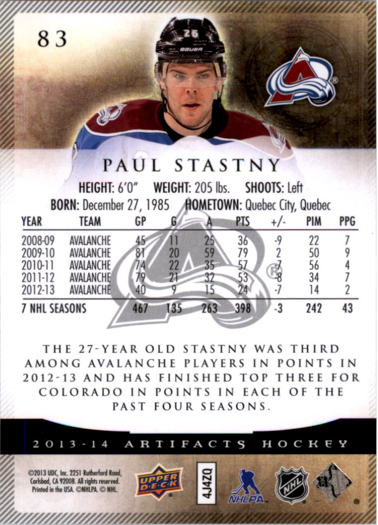 A3798- 2013-14 Artifacts Hockey Card #s 1-100 -You Pick- 15+ FREE US SHIP